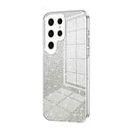For Samsung Galaxy S25 Ultra 5G Gradient Glitter Powder Electroplated Phone Case(Transparent)