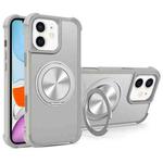 For iPhone 11 CD Texture 360 Degree Rotating Holder MagSafe Phone Case(Grey)