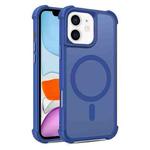 For iPhone 11 Skin Feel MagSafe Phone Case(Blue)