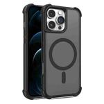 For iPhone 12 Pro Max Skin Feel MagSafe Phone Case(Black)