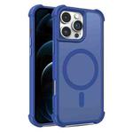 For iPhone 12 Pro Max Skin Feel MagSafe Phone Case(Blue)