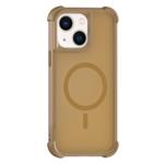 For iPhone 15 Plus / 14 Plus Skin Feel MagSafe Phone Case(Desert Gold)