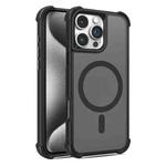 For iPhone 15 Pro Max Skin Feel MagSafe Phone Case(Black)