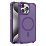For iPhone 15 Pro Max Skin Feel MagSafe Phone Case(Purple)
