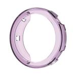 For Huawei Watch GT 5 41mm Half Coverage Hollow TPU Watch Protective Case(Transparent Purple)