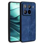 For Xiaomi 15 Pro AZNS 3D Embossed Skin Feel Phone Case(Sapphire Blue)