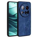 For Xiaomi 15 Ultra AZNS 3D Embossed Skin Feel Phone Case(Sapphire Blue)
