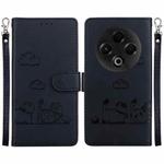 For Tecno Spark 30 4G Cute Cats RFID Leather Phone Case(Black)