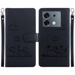 For Infinix Zero 30 5G Cute Cats RFID Leather Phone Case(Black)