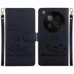 For Infinix Zero 40 4G / 5G Cute Cats RFID Leather Phone Case(Black)