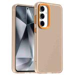 For Samsung Galaxy S24+ 5G Candy PC Hybrid TPU Shockproof Phone Case(Orange)