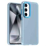 For Samsung Galaxy S24+ 5G Candy PC Hybrid TPU Shockproof Phone Case(Blue)