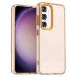 For Samsung Galaxy S23+ 5G Candy PC Hybrid TPU Shockproof Phone Case(Orange)