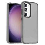 For Samsung Galaxy S23+ 5G Candy PC Hybrid TPU Shockproof Phone Case(Black)