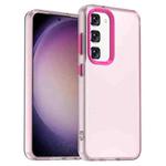 For Samsung Galaxy S23+ 5G Candy PC Hybrid TPU Shockproof Phone Case(Red)