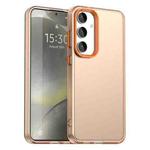 For Samsung Galaxy S25+ 5G Candy PC Hybrid TPU Shockproof Phone Case(Orange)