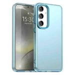 For Samsung Galaxy S25+ 5G Candy PC Hybrid TPU Shockproof Phone Case(Blue)