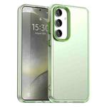 For Samsung Galaxy S25+ 5G Candy PC Hybrid TPU Shockproof Phone Case(Green)