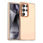 For Samsung Galaxy S25 Ultra 5G Candy PC Hybrid TPU Shockproof Phone Case(Orange)