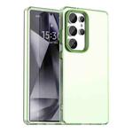 For Samsung Galaxy S25 Ultra 5G Candy PC Hybrid TPU Shockproof Phone Case(Green)