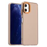 For Samsung Galaxy A06 4G Candy PC Hybrid TPU Shockproof Phone Case(Orange)