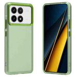 For Xiaomi Poco F6 Pro Candy PC Hybrid TPU Shockproof Phone Case(Green)