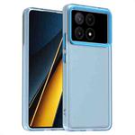 For Xiaomi Poco X6 Pro 5G Candy PC Hybrid TPU Shockproof Phone Case(Blue)