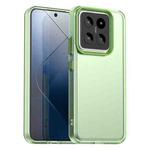 For Xiaomi 14 Candy PC Hybrid TPU Shockproof Phone Case(Green)