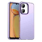 For Xiaomi Poco M6 5G Candy PC Hybrid TPU Shockproof Phone Case(Purple)