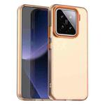 For Xiaomi 15 Candy PC Hybrid TPU Shockproof Phone Case(Orange)