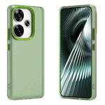 For Redmi Turbo 3 Candy PC Hybrid TPU Shockproof Phone Case(Green)