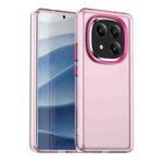 For Redmi Note 14 Pro+ 5G Candy PC Hybrid TPU Shockproof Phone Case(Red)