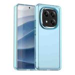 For Redmi Note 14 Pro+ 5G Candy PC Hybrid TPU Shockproof Phone Case(Blue)