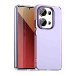 For Redmi Note 13 Pro 4G Candy PC Hybrid TPU Shockproof Phone Case(Purple)