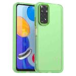 For Redmi Note 11 Global / Note 11S 4G Candy PC Hybrid TPU Shockproof Phone Case(Green)