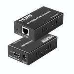 4K HDMI to RJ45 Network Extender, Transmission Distance: 120m(US Plug)