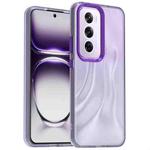 For OPPO Reno12 Pro Global Candy PC Hybrid TPU Shockproof Phone Case(Purple)