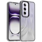 For OPPO Reno12 Global Candy PC Hybrid TPU Shockproof Phone Case(Black)