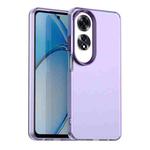 For OPPO A60 Global Candy PC Hybrid TPU Shockproof Phone Case(Purple)