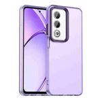 For OPPO A80 5G Candy PC Hybrid TPU Shockproof Phone Case(Purple)