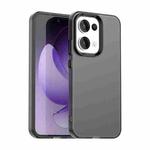 For OPPO Reno13 5G Global Candy PC Hybrid TPU Shockproof Phone Case(Black)
