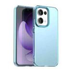 For OPPO Reno13 5G Global Candy PC Hybrid TPU Shockproof Phone Case(Blue)