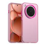 For OPPO Find X8s Candy PC Hybrid TPU Shockproof Phone Case(Red)