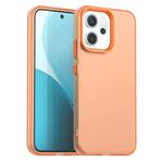 For OPPO Reno14 F 5G Candy PC Hybrid TPU Shockproof Phone Case(Orange)