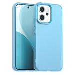 For OPPO Reno14 F 5G Candy PC Hybrid TPU Shockproof Phone Case(Blue)
