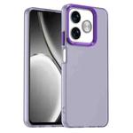 For Realme Narzo N63 Candy PC Hybrid TPU Shockproof Phone Case(Purple)