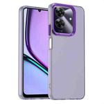 For Realme Note 60 Candy PC Hybrid TPU Shockproof Phone Case(Purple)