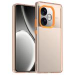 For Realme GT 6T Candy PC Hybrid TPU Shockproof Phone Case(Orange)