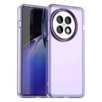 For OnePlus 13 Candy PC Hybrid TPU Shockproof Phone Case(Purple)