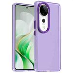 For vivo V40 Pro 5G Candy PC Hybrid TPU Shockproof Phone Case(Purple)